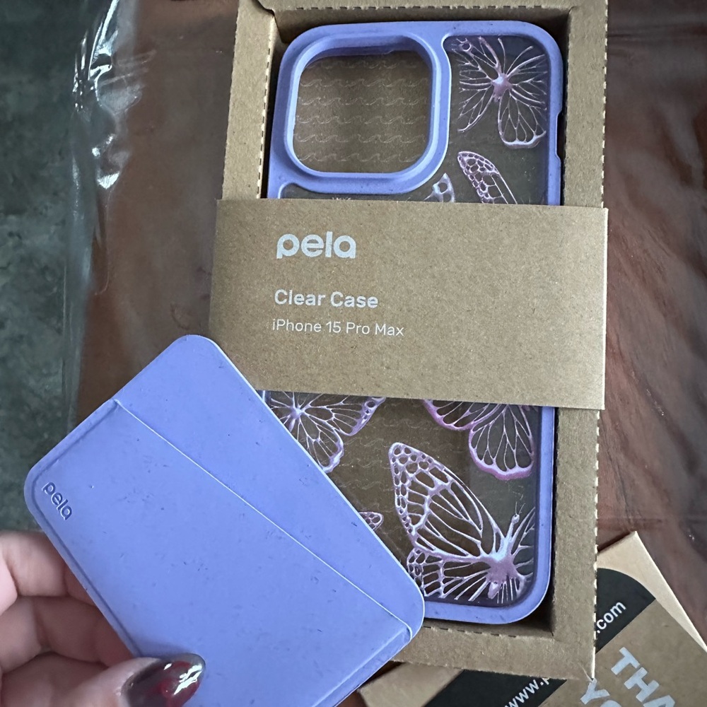 Pela Purple Eco-Friendly Case for iPhone 15 Pro Max